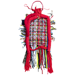 Настенный ковер разноцветный из одежды Heart варинант исполнения - 1 | Loft Concept в Липецке