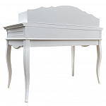 Стол-бюро белого цвета из массива бука с 4-мя ящиками White Provence варинант исполнения - 4 | Loft Concept в Липецке