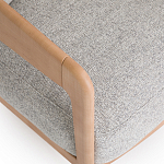 Кресло с каркасом из массива ясеня Deniaud Ash Grey Armchair варинант исполнения - 5 | Loft Concept в Липецке