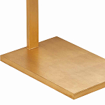 Торшер с прямоугольным абажуром на золотом металлическом каркасе Rectangular Plane  варинант исполнения - 3 | Loft Concept в Липецке