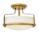 Потолочный светильник с круглым матовым белым плафоном Hinkley варинант исполнения - 5 | Loft Concept в Липецке