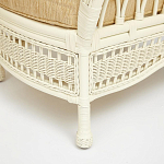 Комплект уличной мебели из ротанга Clara белый варинант исполнения - 6 | Loft Concept в Липецке