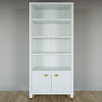 Книжный Стеллаж Elsa Dreams White с задней стенкой варинант исполнения - 5 | Loft Concept в Липецке