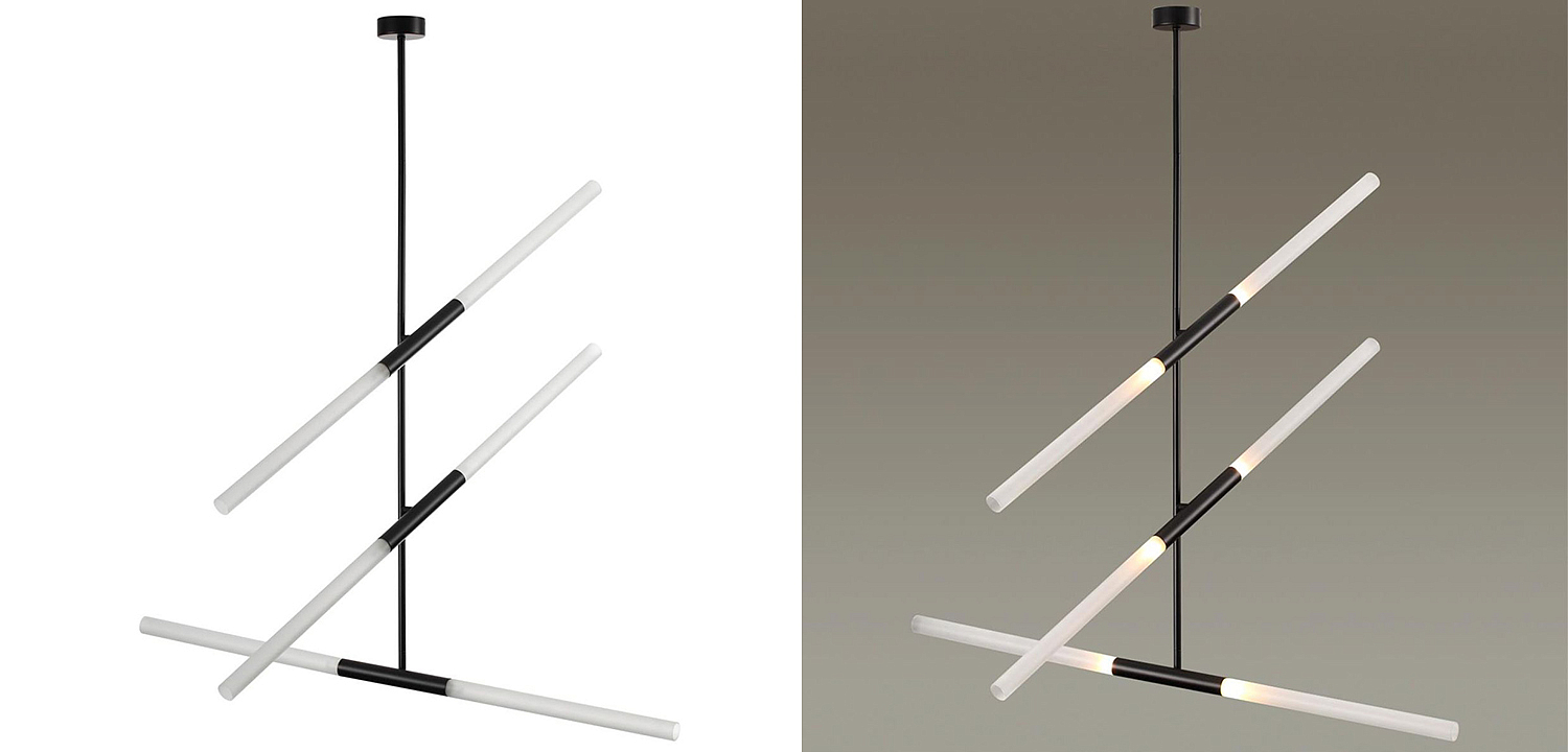 Светильник Black Delta Light 6 lamp Светильник Black Delta Light 6 lamp - Loft-Concept в Липецке