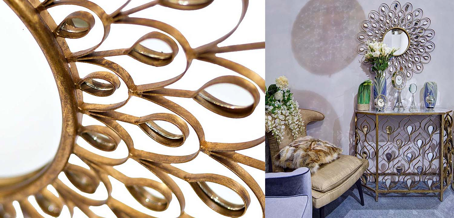 Зеркало Mirror Peacock Feathers Зеркало Mirror Peacock Feathers - Loft-Concept в Липецке
