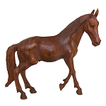Статуэтка из дерева суар дикая лошадь Wild Horses варинант исполнения - 4 | Loft Concept в Липецке