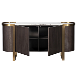 Комод  округлой формы с дверцами Chest of Precious Breed варинант исполнения - 1 | Loft Concept в Липецке