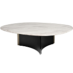 Стол журнальный овальный с контрастным основанием Subsequence варинант исполнения - 1 | Loft Concept в Липецке