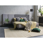 Кровать с большим мягким изголовьем Unity Grey Bed варинант исполнения - 4 | Loft Concept в Липецке