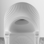 Встраиваемый в стену гипсовый светильник под покраску с арками и рельефными колоннами Antiquity Athena варинант исполнения - 6 | Loft Concept в Липецке