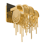 Бра с перфорированными металлическими дугами и цепочками 22 см Atlantis Chain варинант исполнения - 1 | Loft Concept в Липецке