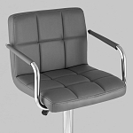 Барный стул с подлокотниками Honory Grey варинант исполнения - 7 | Loft Concept в Липецке