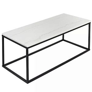 Журнальный столик прямоугольный White Marble Surface