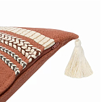 Подушка декоративная с вышивкой и кисточками Ethnic mix варинант исполнения - 3 | Loft Concept в Липецке