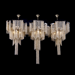 Люстра большая из золотистых металлических цепочек Atlantis Chain варинант исполнения - 3 | Loft Concept в Липецке