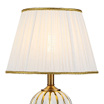 Настольная лампа с абажуром Celestina White Gold Lampshade Table Lamp варинант исполнения - 2 | Loft Concept в Липецке