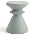 Светло-серый приставной столик из массива AMORPHOUS варинант исполнения - 1 | Loft Concept в Липецке