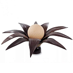 Настольная лампа черная INDONESIAN LAMPS варинант исполнения - 1 | Loft Concept в Липецке