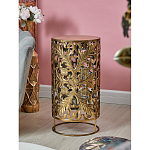 Столик приставной с цветочной резной фактурой Madagascar варинант исполнения - 5 | Loft Concept в Липецке