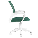Офисное кресло с основанием из белого пластика Desk chairs Green варинант исполнения - 3 | Loft Concept в Липецке