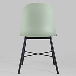 Стул из прочного пластика на металлическом основании Anora Green  варинант исполнения - 4 | Loft Concept в Липецке