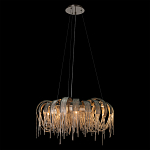 Люстра круглая подвесная с металлическими дугами и длинными цепочками 80 см Atlantis Chain варинант исполнения - 3 | Loft Concept в Липецке