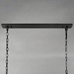 Люстра с черным каркасом и абажуром из прямоугольных мраморных панелей Calling to Shine варинант исполнения - 1 | Loft Concept в Липецке