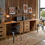 Настольная лампа с плафоном из перфорированного металла Elledge Table Lamp варинант исполнения - 4 | Loft Concept в Липецке