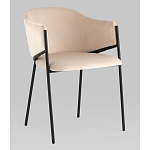 Стул Brace велюр молочный варинант исполнения - 1 | Loft Concept в Липецке