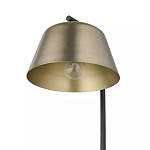 Торшер на изогнутом основании в сочетании черного и золотистого цвета Stable Base варинант исполнения - 3 | Loft Concept в Липецке