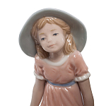 Статуэтка фарфоровая Девушка и маленькая девочка с цветами Charming Statuette варинант исполнения - 2 | Loft Concept в Липецке