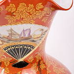 Ваза красного цвета с рисунком Chinoiserie Ceramics варинант исполнения - 2 | Loft Concept в Липецке