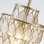 Подвесной светильник с декором из натуральной морской ракушки Iridescent Light варинант исполнения - 5 | Loft Concept в Липецке