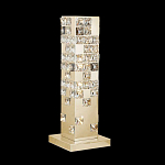 Настольная лампа прямоугольная с мозаичным хрустальным оформлением Sparks of Crystal варинант исполнения - 1 | Loft Concept в Липецке