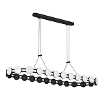 Люстра овальная с круглыми светодиодными источниками света Maxine Light варинант исполнения - 9 | Loft Concept в Липецке