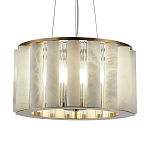 Люстра с абажуром из стекла и премиального алебастра Ravishment варинант исполнения - 2 | Loft Concept в Липецке