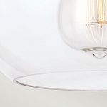 Потолочный светильник с шарообразным плафоном из прозрачного стекла Feiss варинант исполнения - 4 | Loft Concept в Липецке