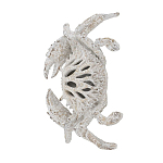 Статуэтка краб с детализированной текстурой в белом цвете Marine Accessories варинант исполнения - 1 | Loft Concept в Липецке