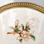 Декоративная ваза из фарфора с бронзовыми вставками Eden Garden варинант исполнения - 3 | Loft Concept в Липецке