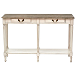 Деревянная консоль с двумя ящиками Margery Provence Console Table варинант исполнения - 1 | Loft Concept в Липецке