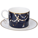 Чайный набор из фарфора с изображением лошадей на 6 персон 12 предметов Porcelain Horse Set варинант исполнения - 2 | Loft Concept в Липецке