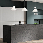 Подвесной светильник с белым стеклянным конусным плафоном Alora Mood варинант исполнения - 7 | Loft Concept в Липецке