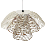 Подвесной светильник Beige Gold Mesh Lampshade Hanging Lamp варинант исполнения - 4 | Loft Concept в Липецке