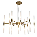 Люстра подвесная с 20-ю цилиндрическими матовыми плафонами Delta Light варинант исполнения - 1 | Loft Concept в Липецке