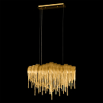 Люстра подвесная с металлическими цепочками и изогнутыми металлическими дугами 72 см Atlantis Chain варинант исполнения - 13 | Loft Concept в Липецке