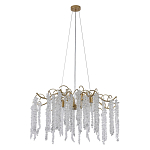Люстра c подвесками из прозрачного хрусталя Диаметр 85 см FAIRYTREE Light варинант исполнения - 2 | Loft Concept в Липецке
