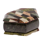 Шкатулка для украшений с мозаикой из натуральных камней Stone Casket варинант исполнения - 2 | Loft Concept в Липецке