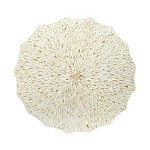 Стол кофейный с отделкой раковинами устриц Coastal Charm варинант исполнения - 3 | Loft Concept в Липецке