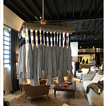 Люстра квадратная плетеная с бахромой Wicker Square Chandelier with Tassels варинант исполнения - 4 | Loft Concept в Липецке