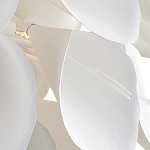 Люстра белая каплевидной формы из цветков лилии White Natural Lines варинант исполнения - 3 | Loft Concept в Липецке